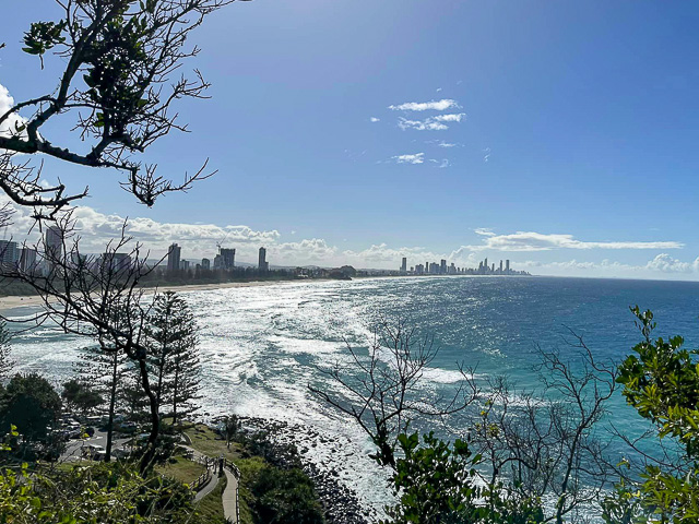 Looking north from Burleigh Heads